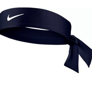 NWOT Nike Navy Athletic Tie with White Swoosh